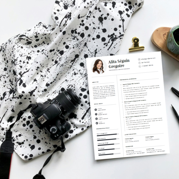 Resume Template with Photo