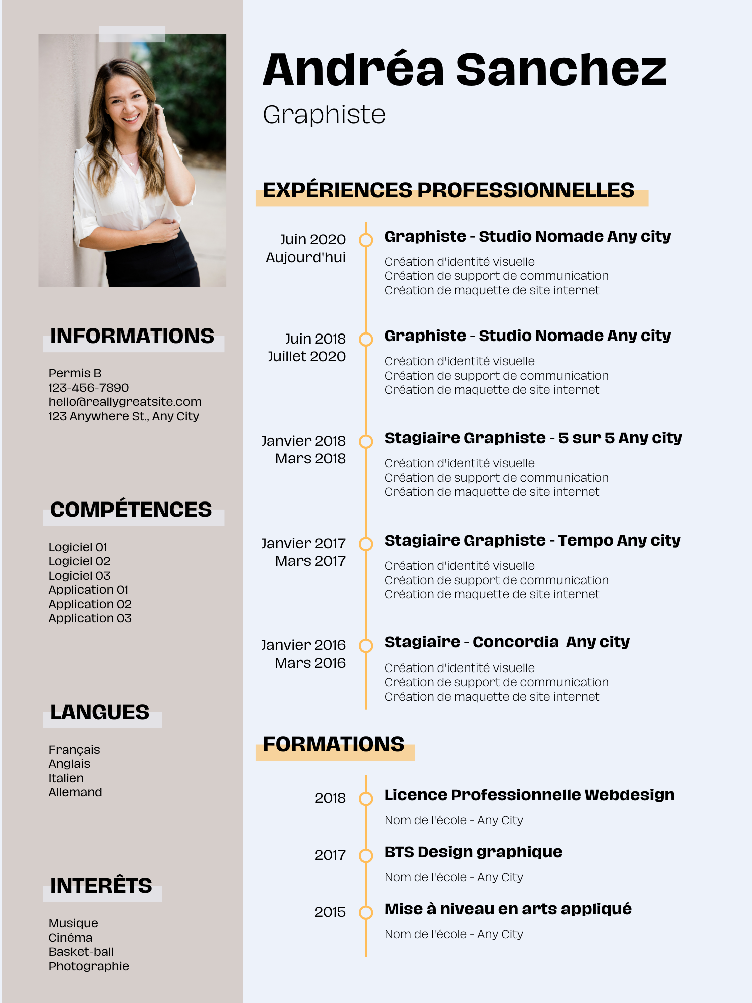 resume template